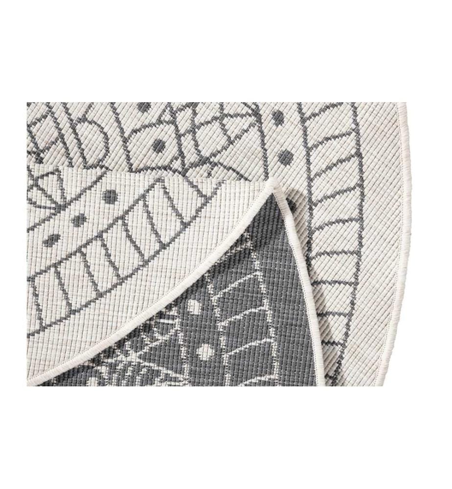 Hanse Home - Tapis Porto Ø 140 cm, Gris/Crème