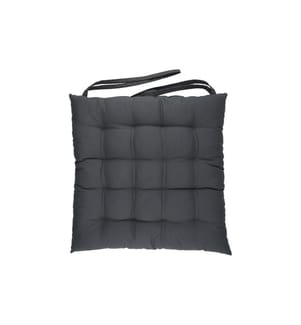 Arti Casa - Coussin pour chaise de jardin 38 x 38 cm, Gris foncé