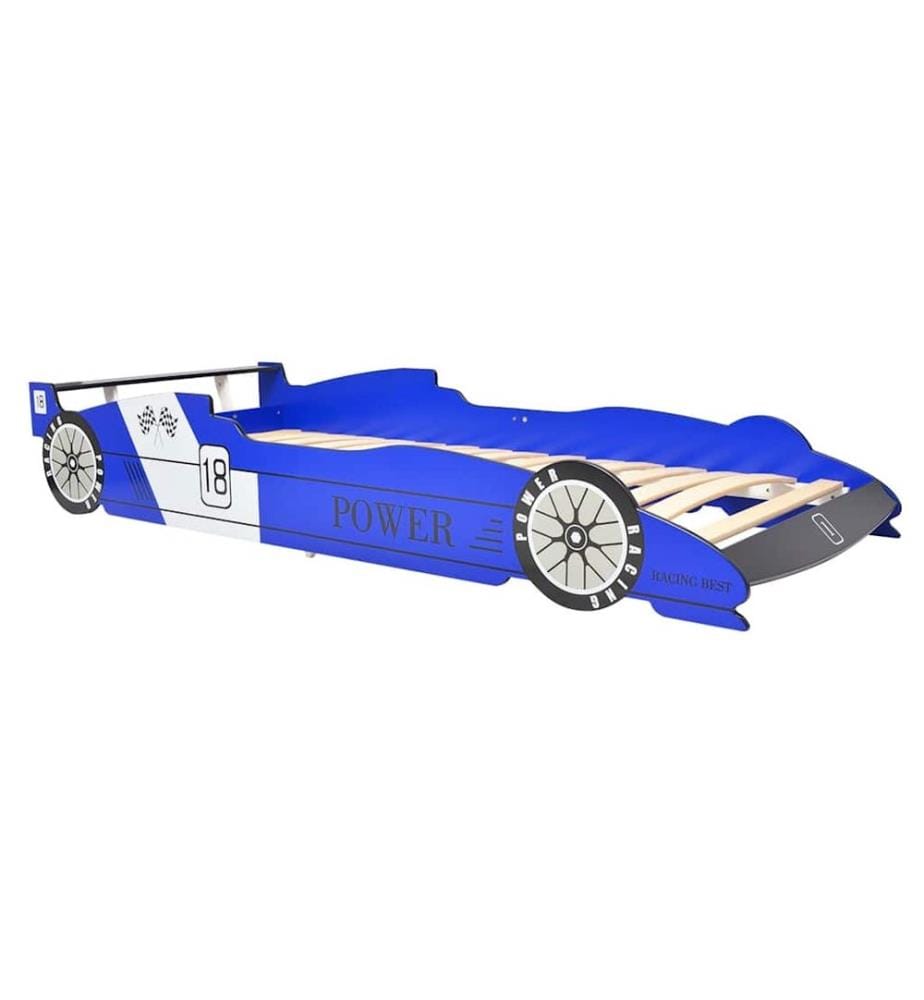 Kinder Rennwagen-Bett 90x200 cm Blau