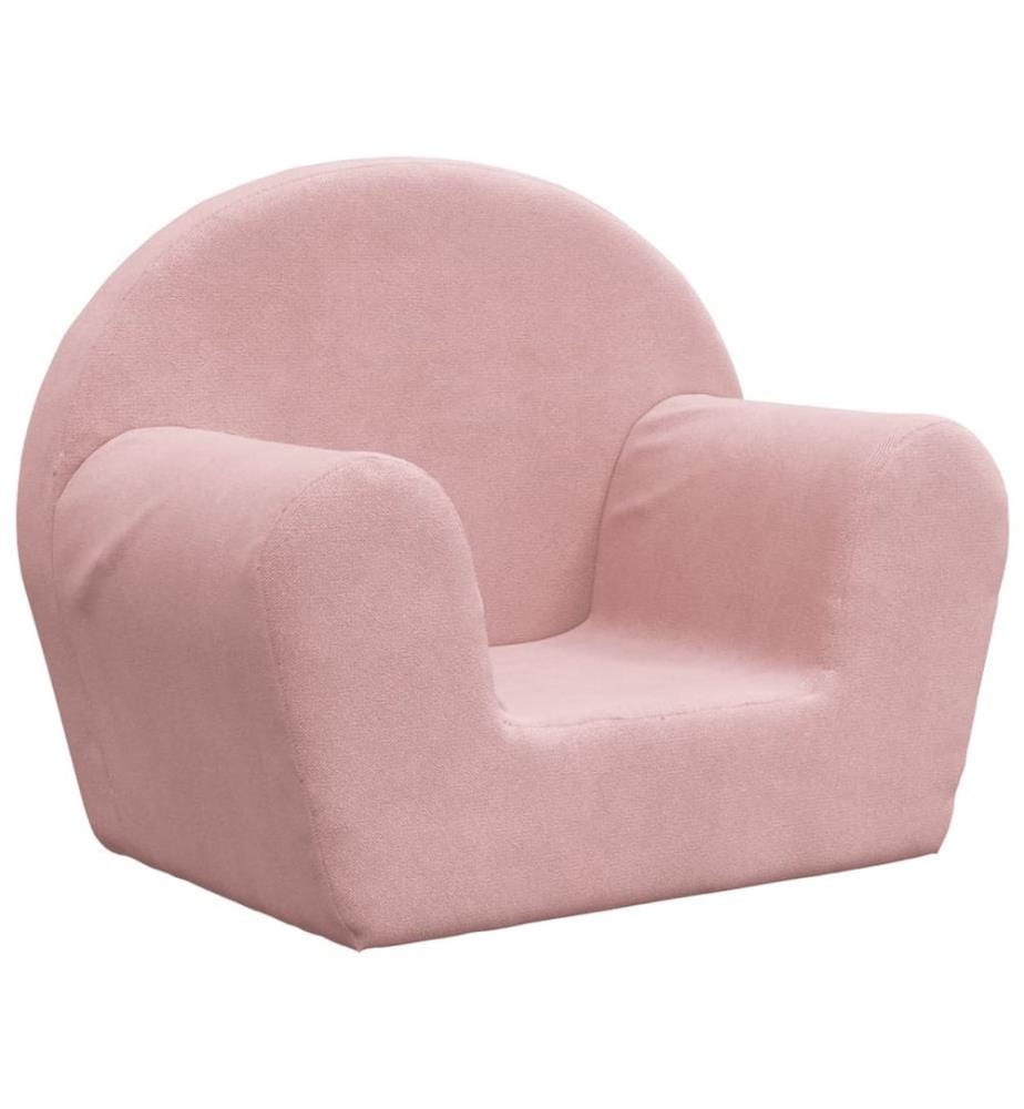 Kindersofa Rosa Weicher Plüsch