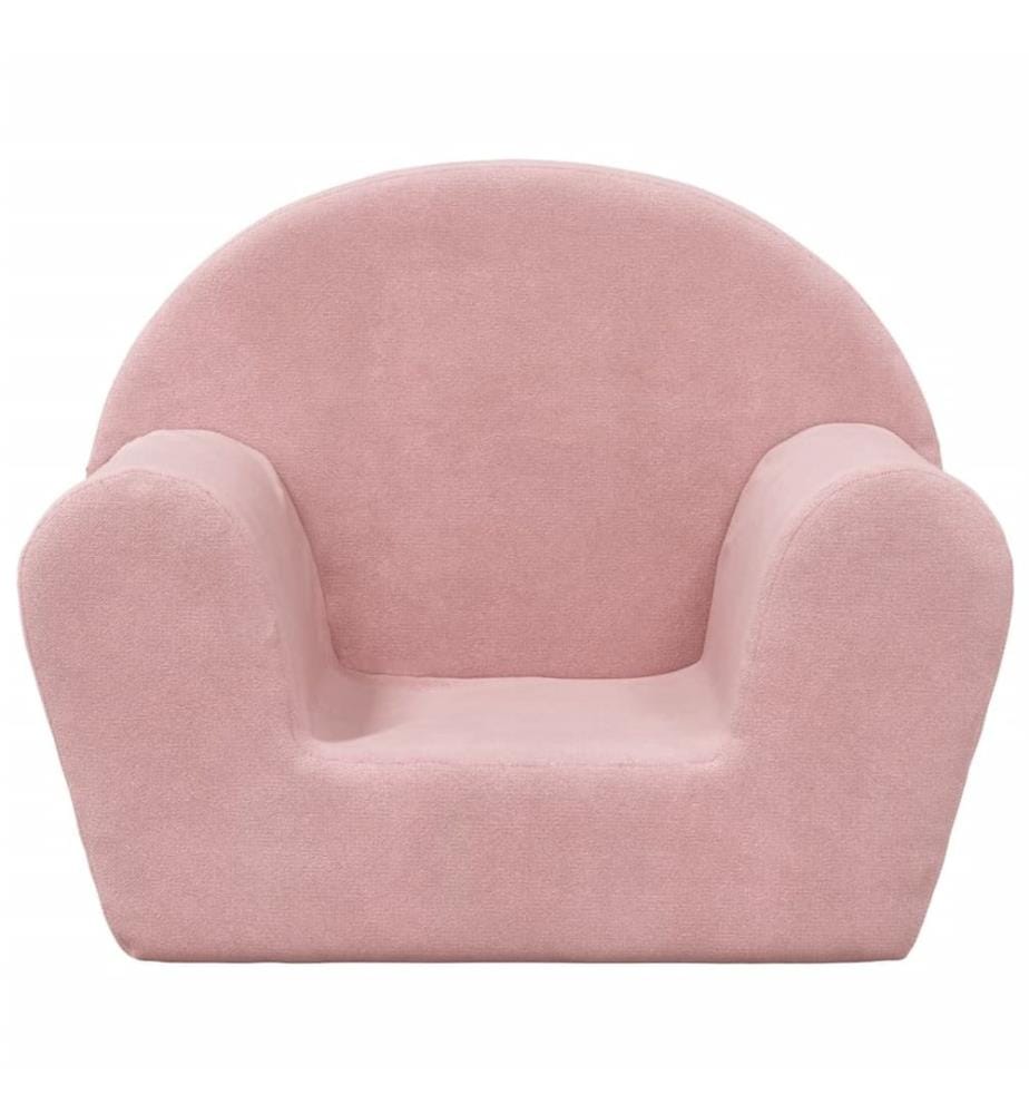 Kindersofa Rosa Weicher Plüsch