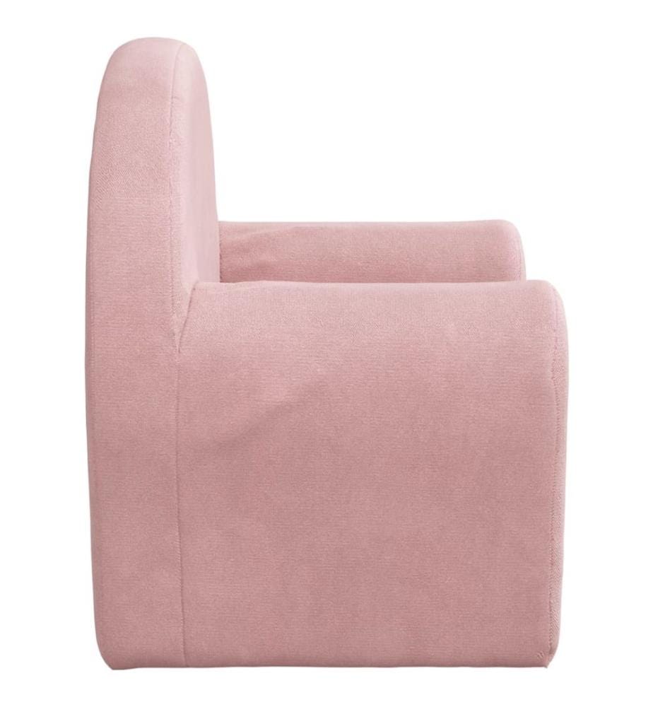 Kindersofa Rosa Weicher Plüsch