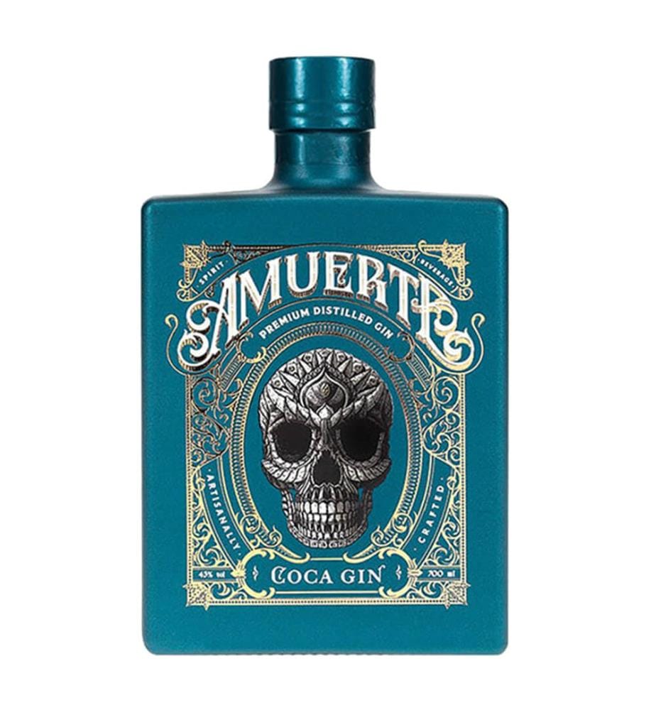5x Gin Coca Leaf Amuerte - 70 cl