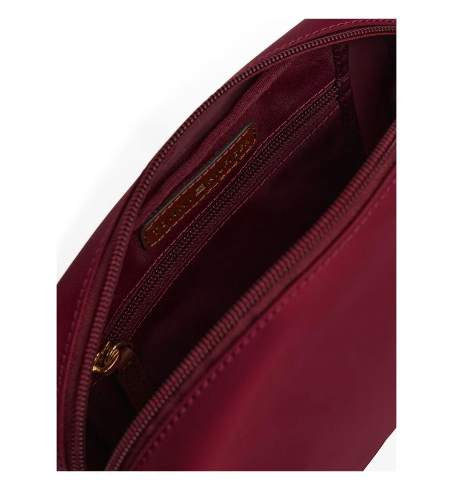 Borsa a tracolla in tela - Rosso