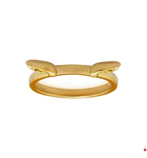 Bague Argent Sterling 925 - Doré