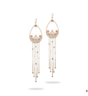 Orecchini Argento Sterling 925 - Placcato Oro Rosa