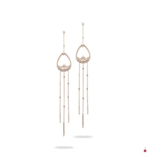 Orecchini Argento Sterling 925 - Placcato Oro Rosa