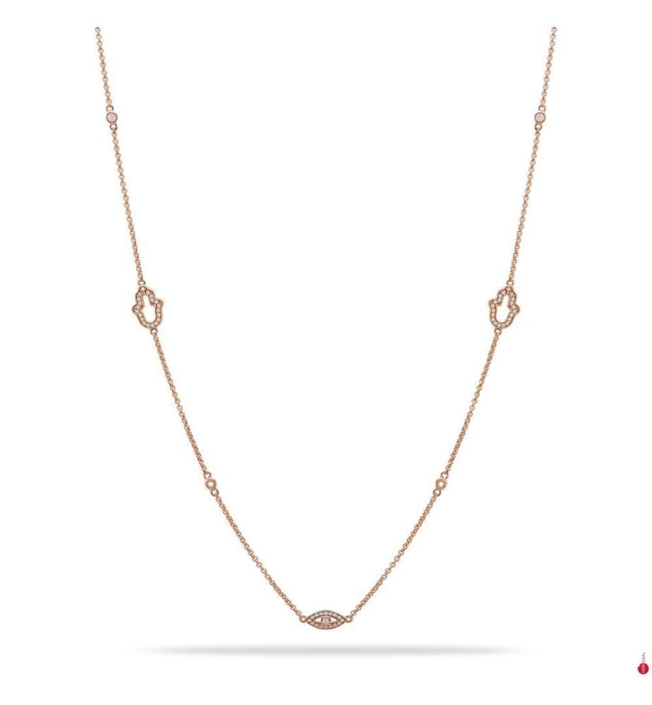 Collana Argento Sterling 925 - Placcato Oro Rosa