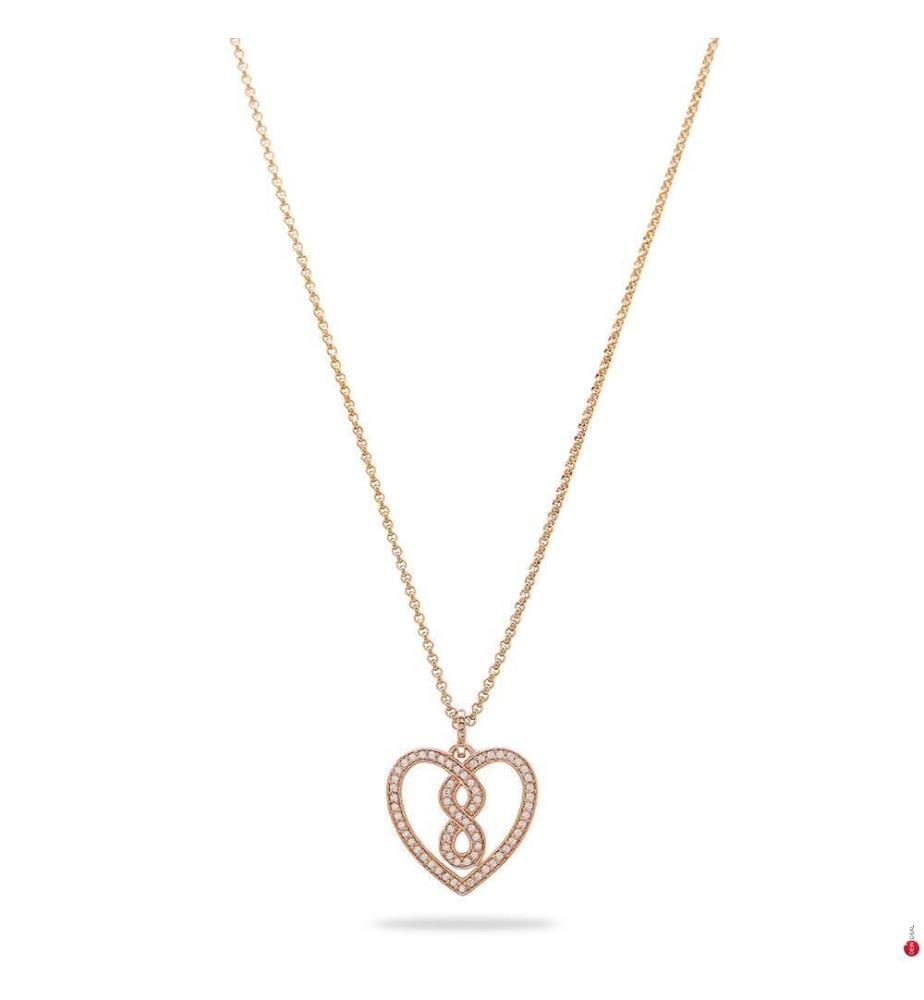 Collana Argento Sterling 925 - Placcato Oro Rosa