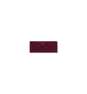 Bandeau CK Fine Rib Twist - Rouge Betterave