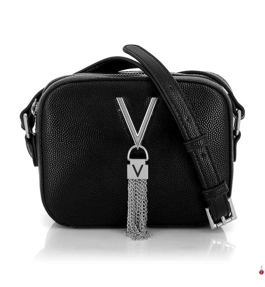 Sac à Bandoulière Divina - Noir et Argenté