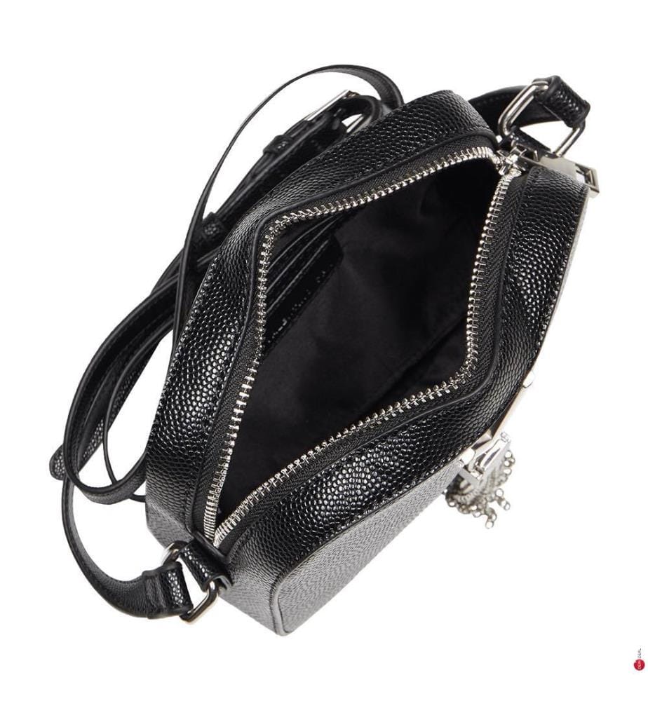 Sac à Bandoulière Divina - Noir et Argenté