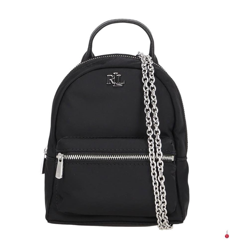 Mini borsa a tracolla in nylon Stevie - Nero