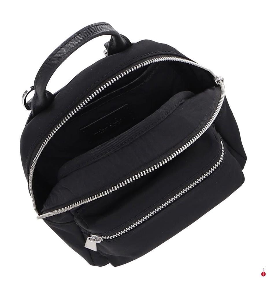 Mini borsa a tracolla in nylon Stevie - Nero