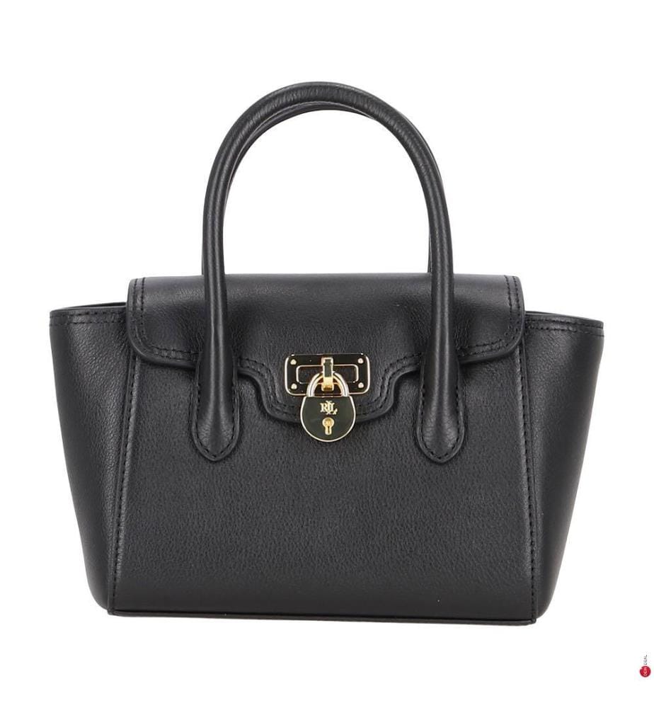 Petite sacoche Tanner en cuir grainé - Noir