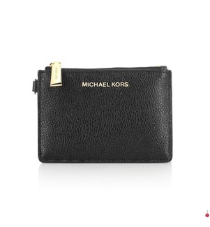 Portamonete in Pelle Mercer - Nero
