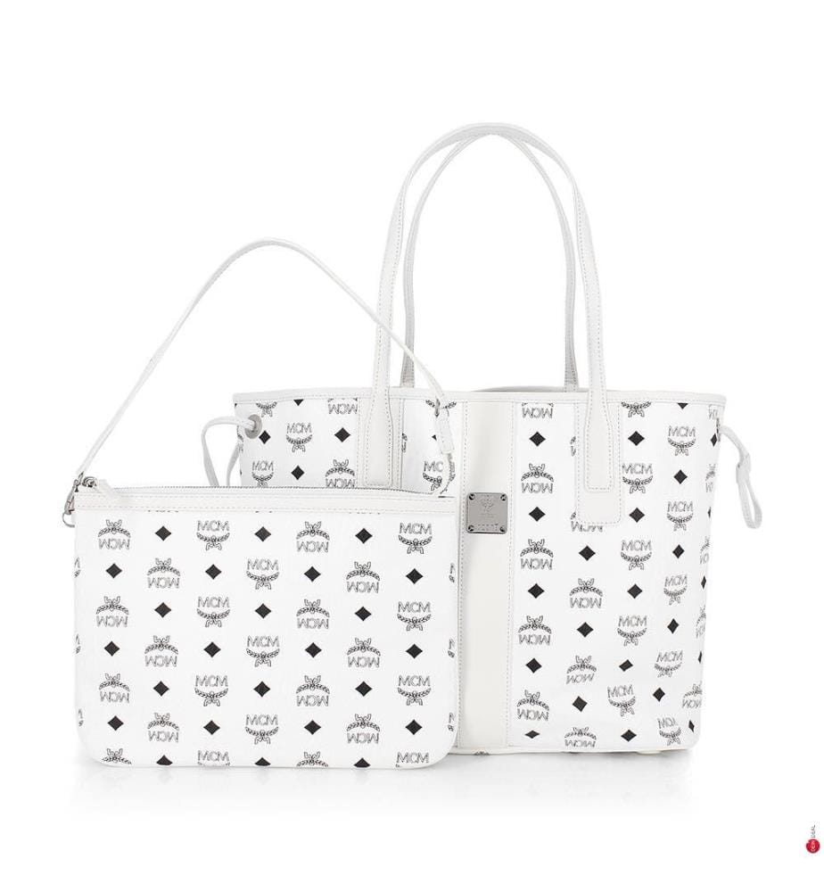 Sac Shopping Réversible Liz Medium - Blanc