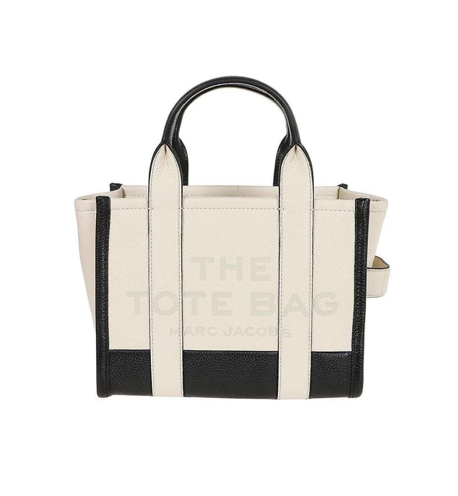 The Colorblock Small Tote Bag - Elfenbein Multi