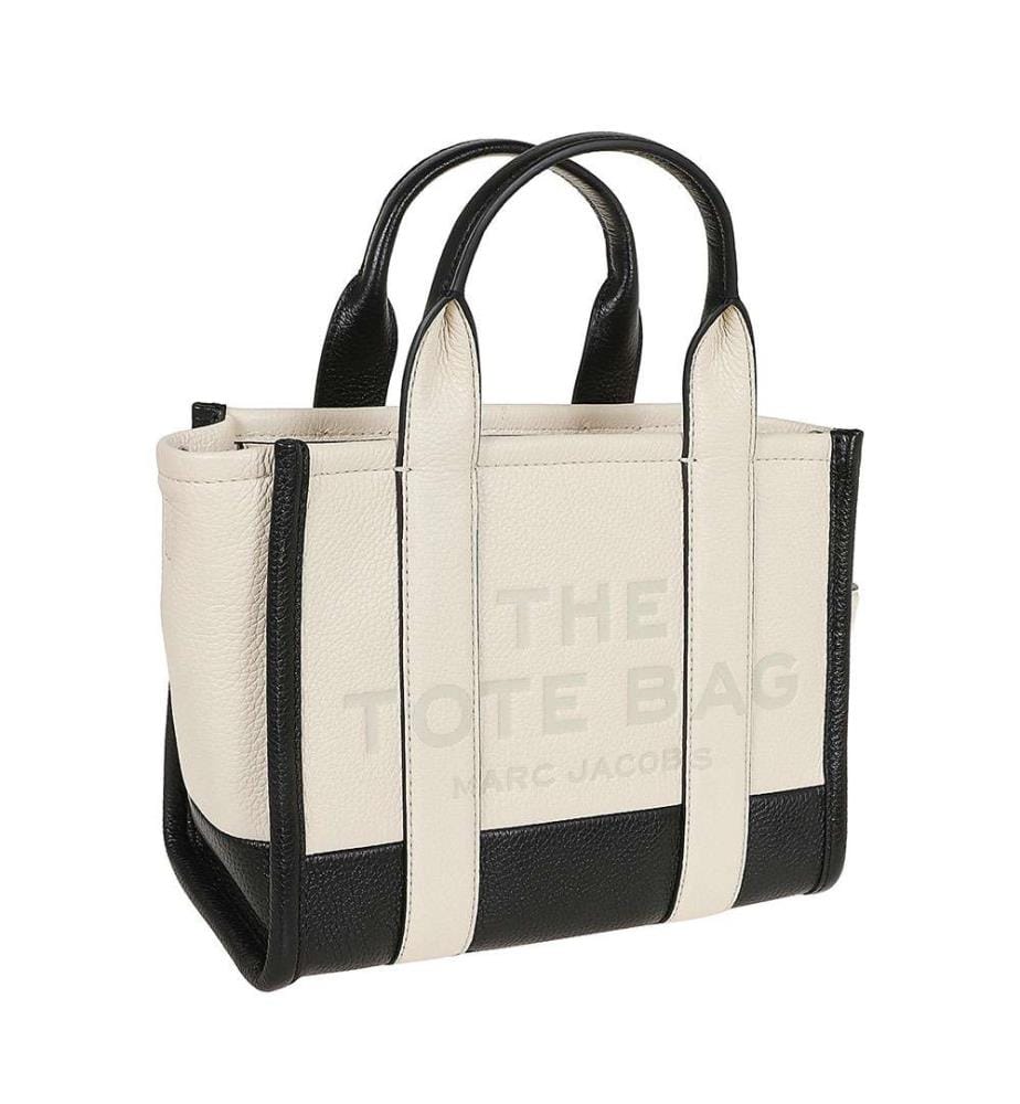 The Colorblock Small Tote Bag - Elfenbein Multi