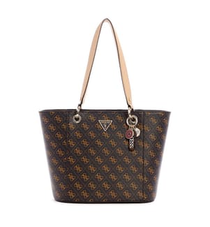 Borsa tote - Marrone multicolore
