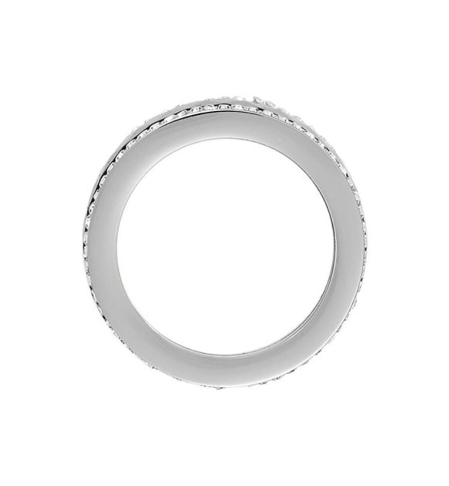 Anello Luxury Avenue - Argento e Nero