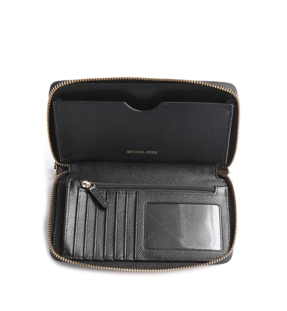 Jet Set Travel Large Long Wallet – Black