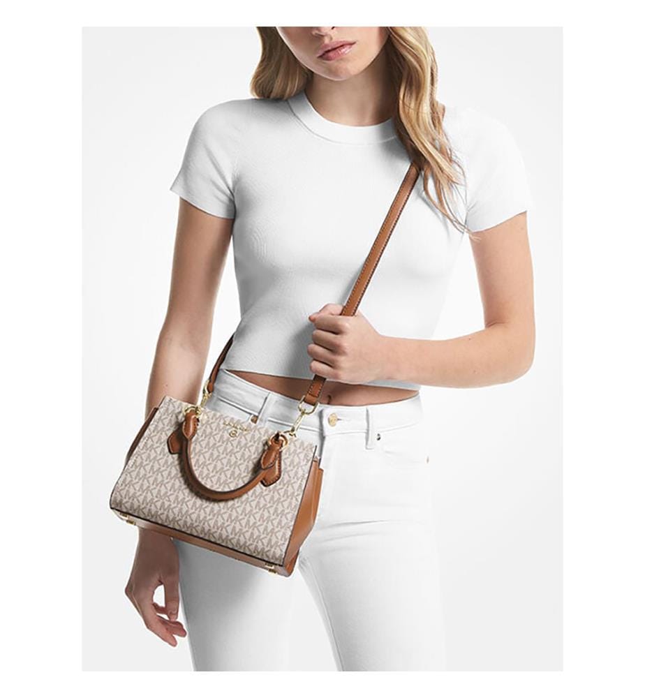 Sac bandoulière Laila extra-petit avec motif logo signature