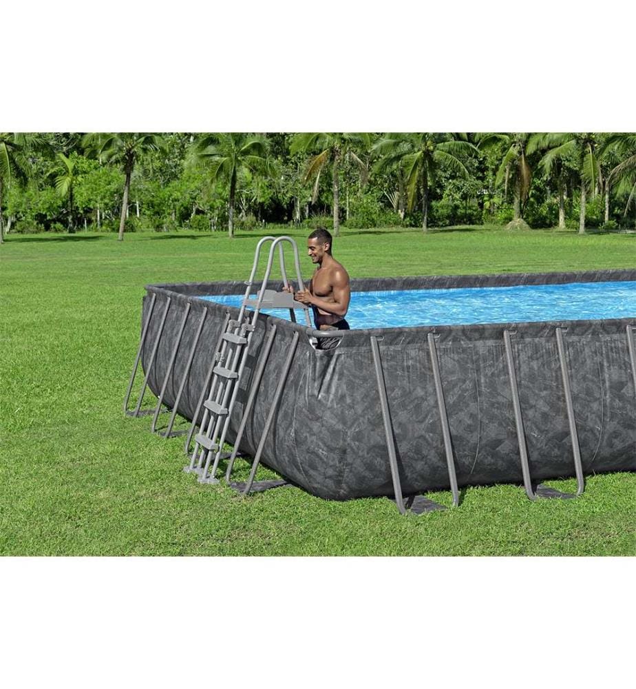 Piscine Rectangulaire Apx - Anthracite