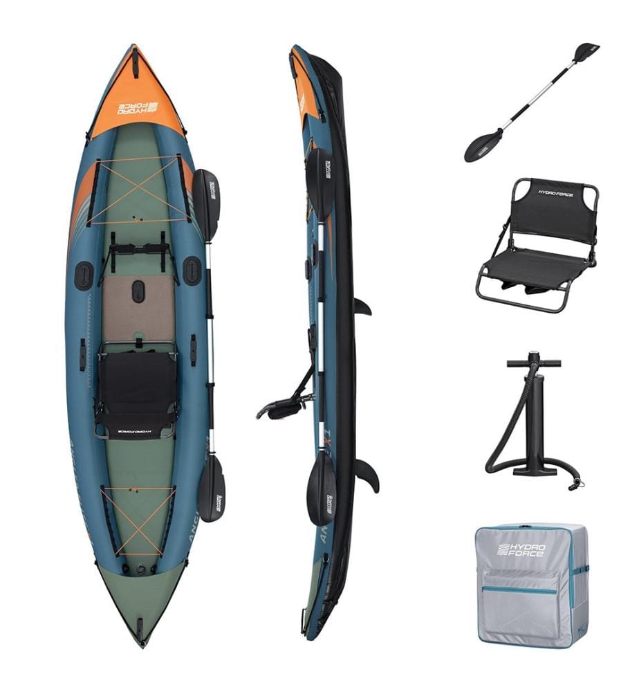 Kayak da pesca Angler Elite - Blu Arancione