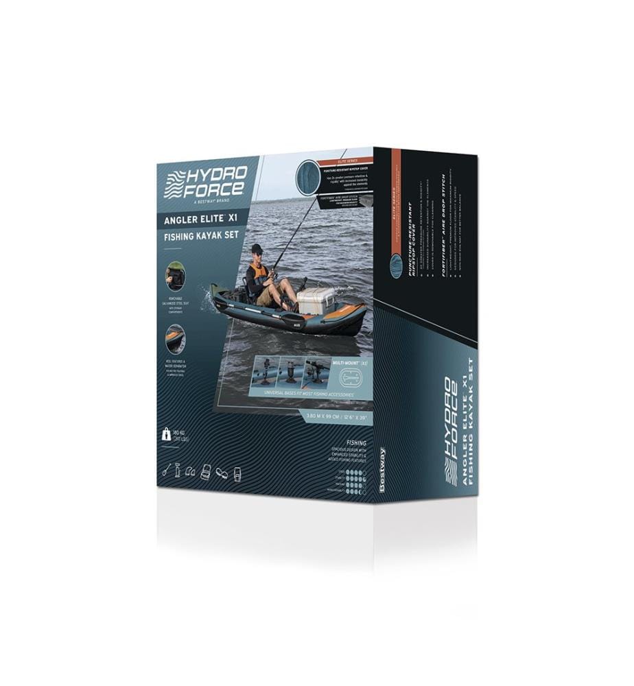 Kayak da pesca Angler Elite - Blu Arancione