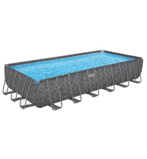 Set Piscina Rettangolare APX 365 732x366x132cm - Antracite
