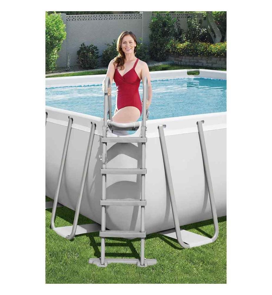 Power Steel Rectangular Pool Set 412 x 201 x 122 cm