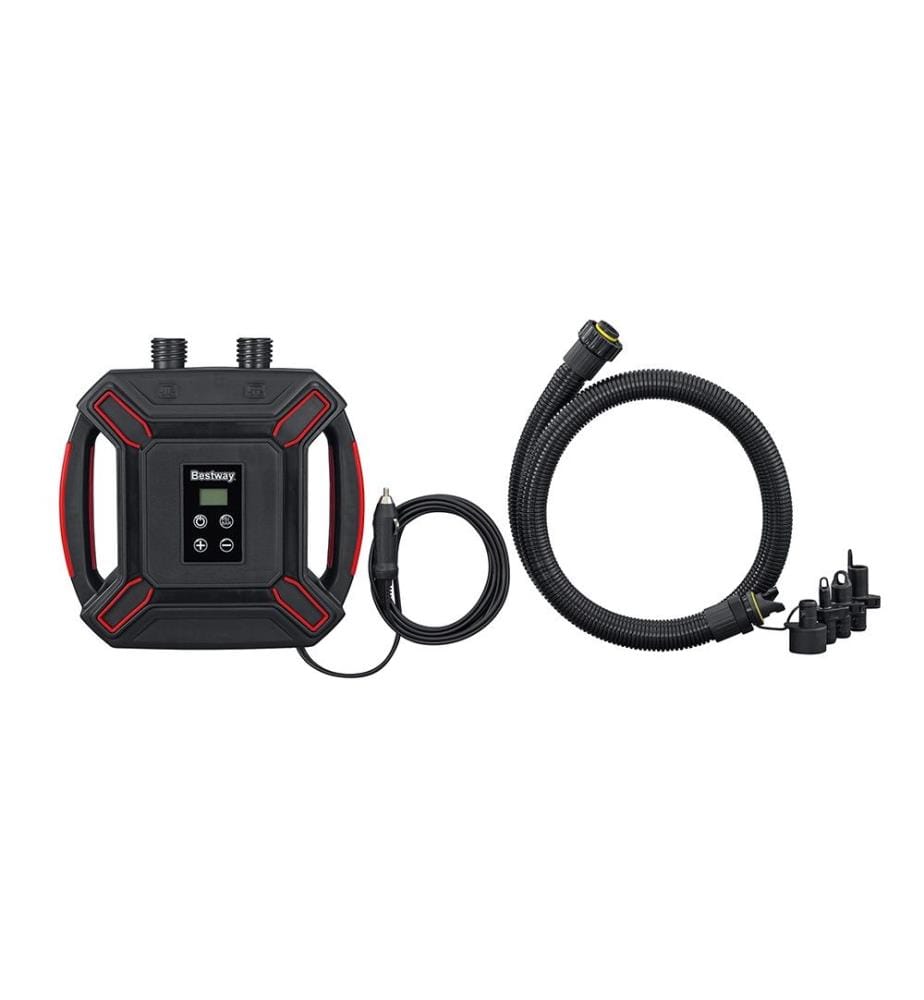 Pompa Elettrica ad Alta Pressione Powergrip Sport - Nero & Rosso