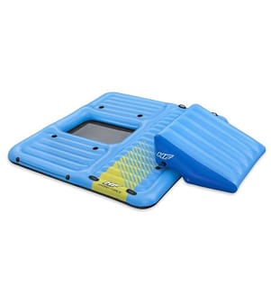 Isola per Piscina Summer Slide Activity Island 376x311cm - Blu