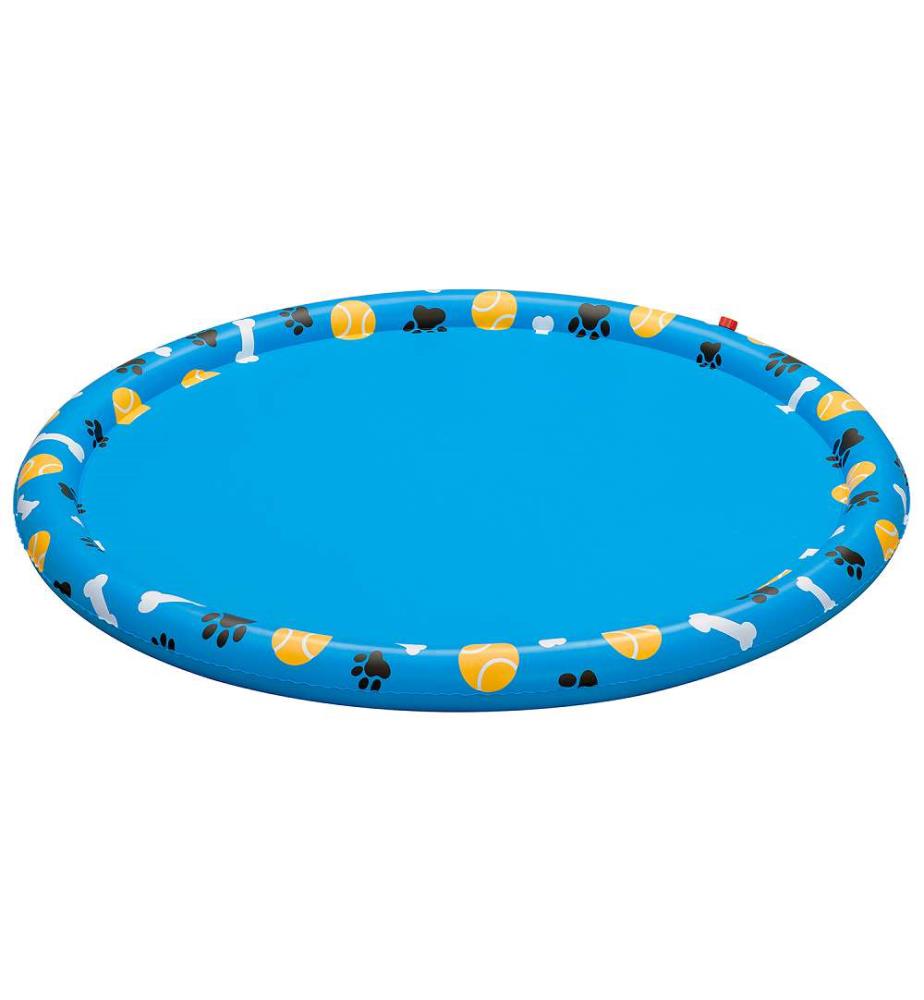 Tappetino Spruzzi per Animali Domestici 147 cm - Blu