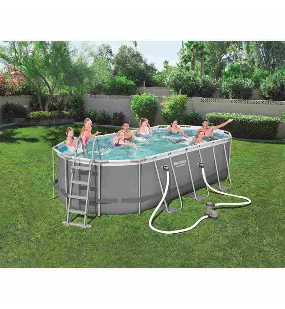 Oval Frame Pool Set 549 x 274 x 122 cm