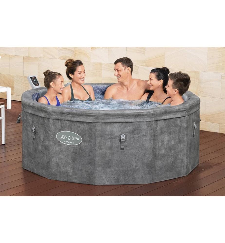 Spa Gonflable Lay-Z-Spa Carrara - Gris