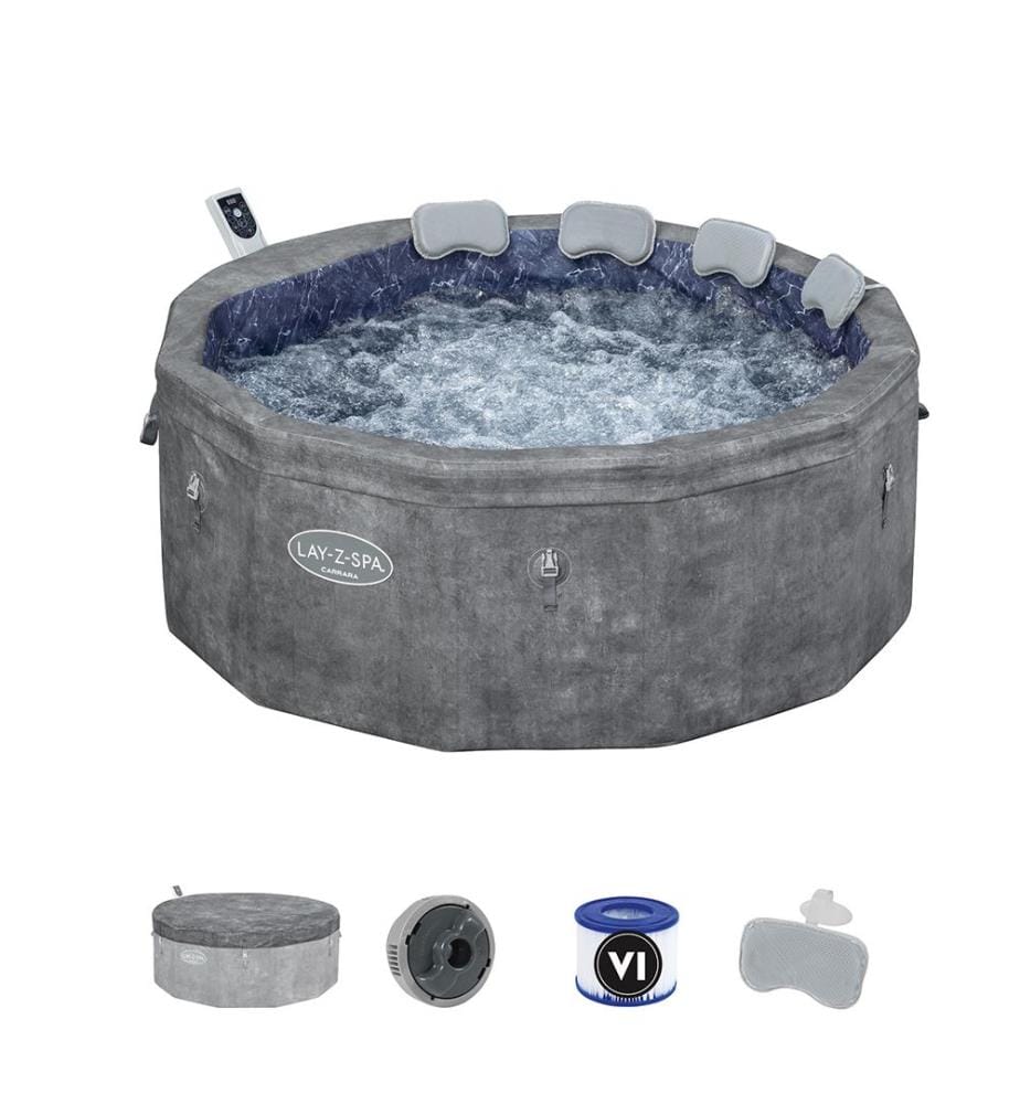 Spa Gonflable Lay-Z-Spa Carrara - Gris