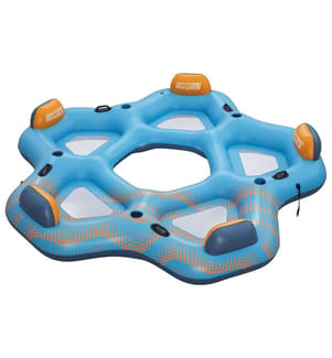 Isola per Piscina Hydro Force Day Drifter per 5 Persone 279 cm - Blu & Arancione