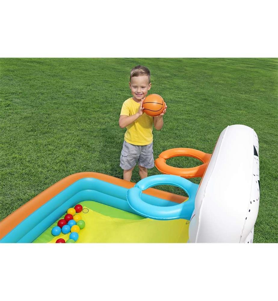 Area giochi Kick 'N Swish - Blu Arancione