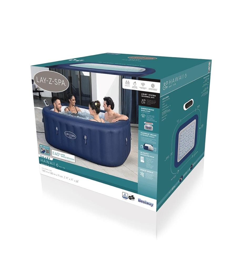 Spa Gonflable Lay-Z-Spa Hawaii - Bleu