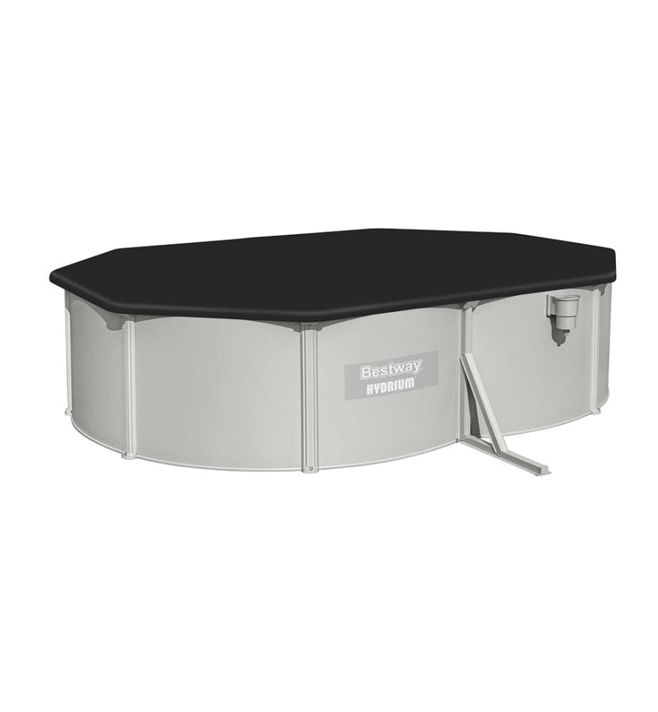 Hydrium Stahlwandpool 500x366x122 cm - Grau