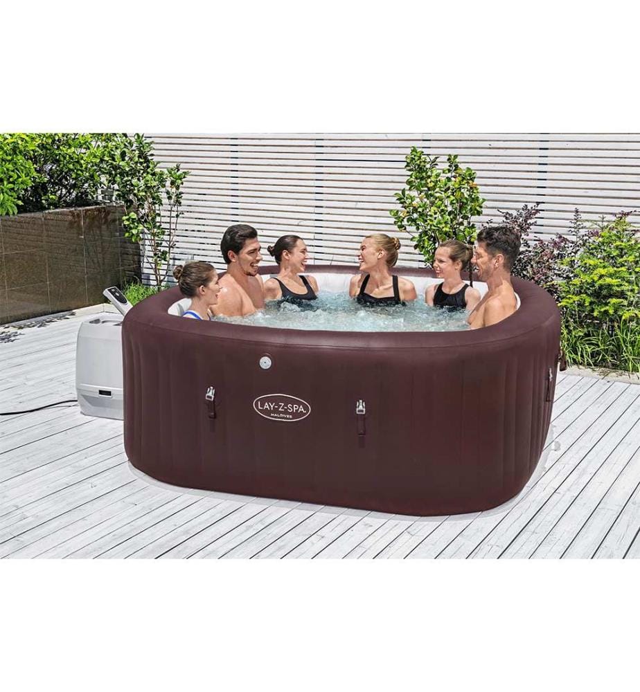 Spa Gonflable Lay-Z-Spa Maldives - Marron