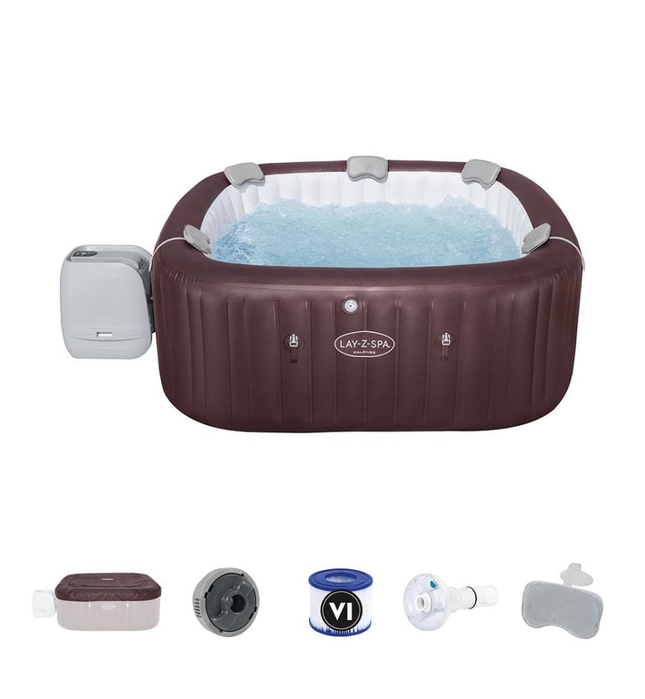 Spa Gonflable Lay-Z-Spa Maldives - Marron