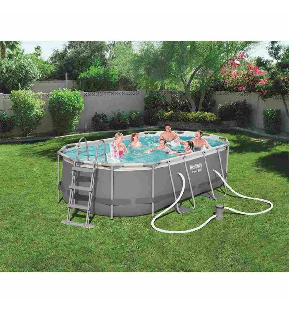Oval Frame Pool Set 427 x 250 x 100 cm