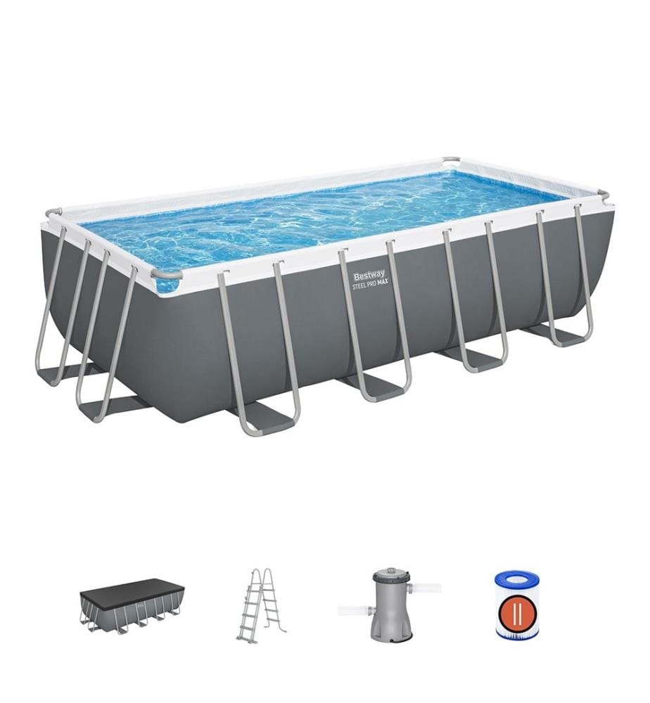 Piscine Power Steel Rectangular 488 x 244 x 122 cm