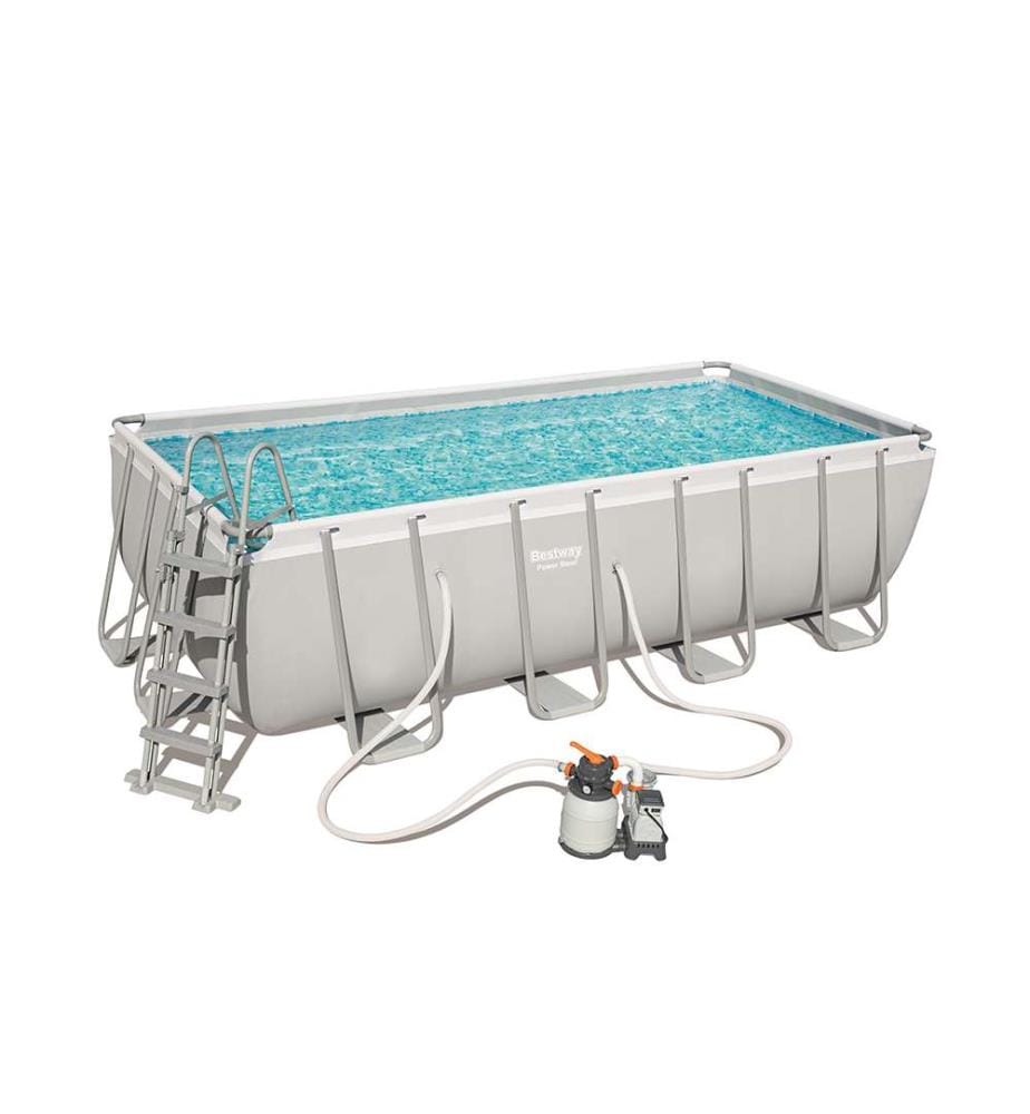 Piscine Power Steel Rect. Cadre - 488 x 244 x 122 cm