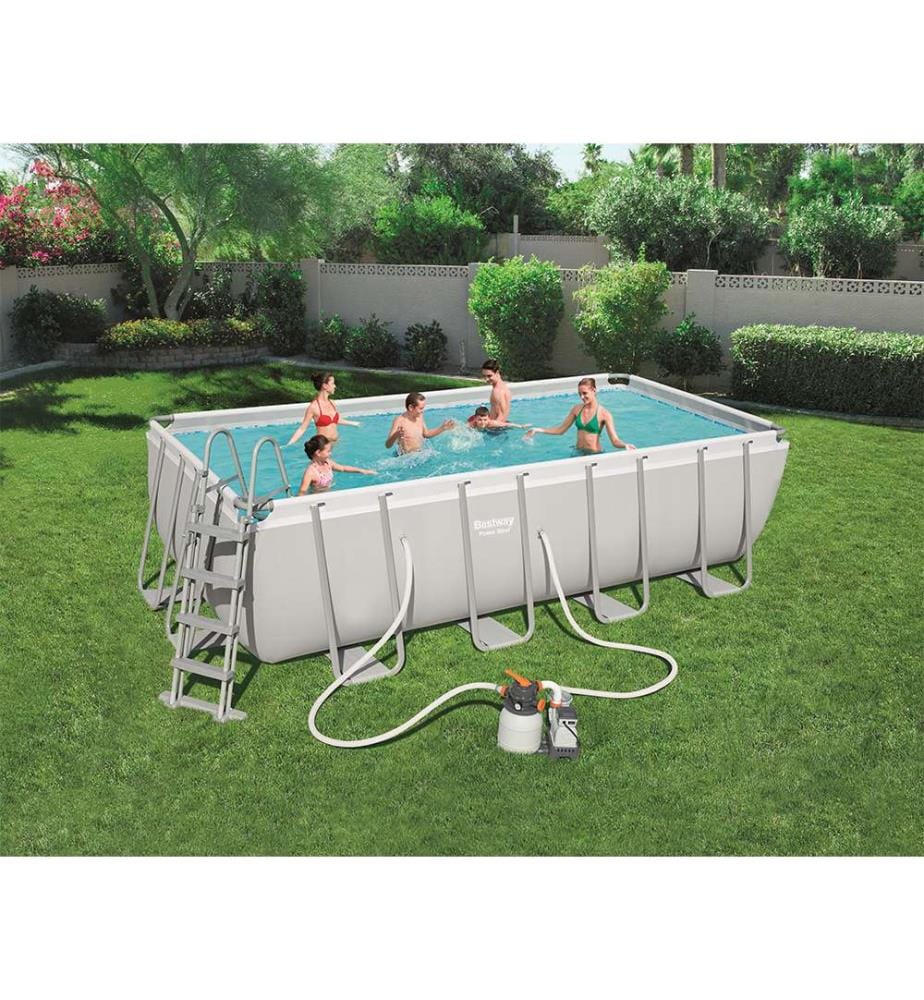 Piscine Power Steel Rect. Cadre - 488 x 244 x 122 cm