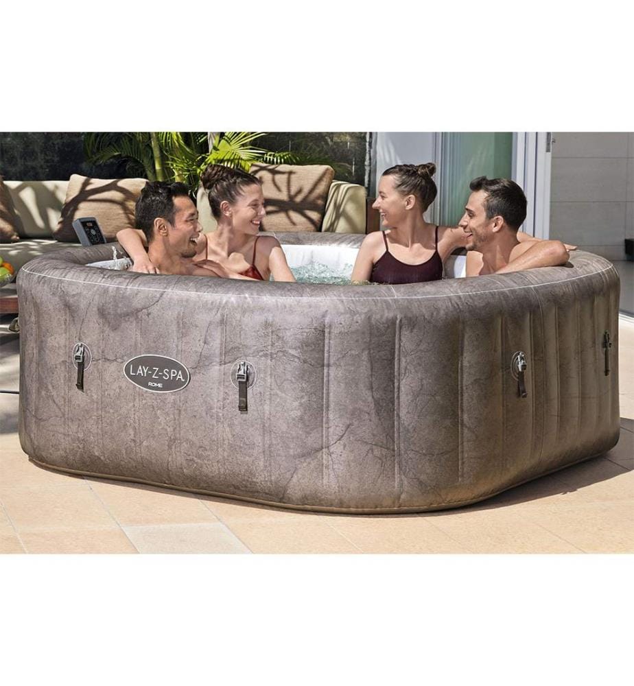 Lay-Z-Spa Rome Spa gonfiabile - Grigio