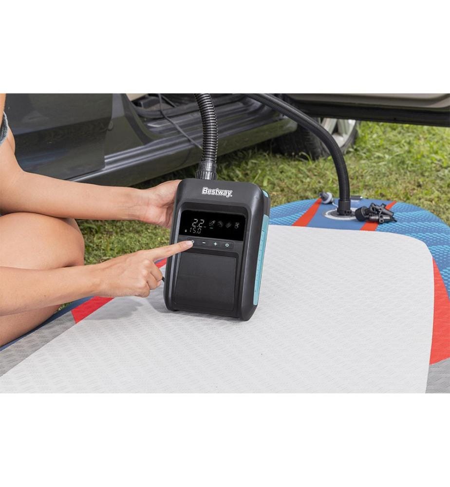 Pompa pneumatica elettrica Powergrip Sup - Nero Blu